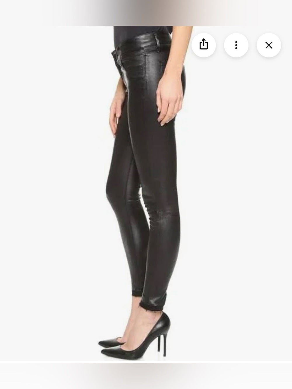 RtA Prince Skinny black leather pants - Picture 5 of 11